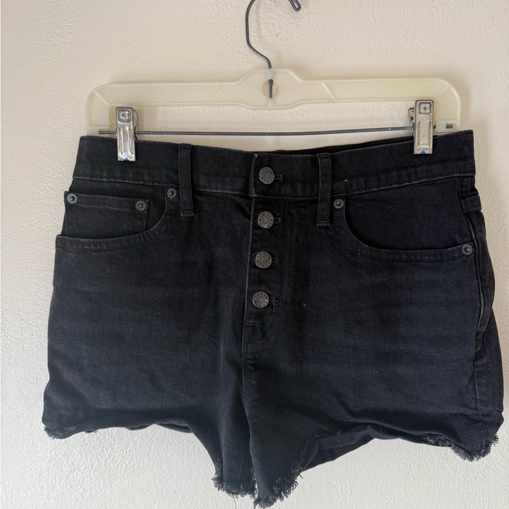 J. Crew Black Jean Shorts